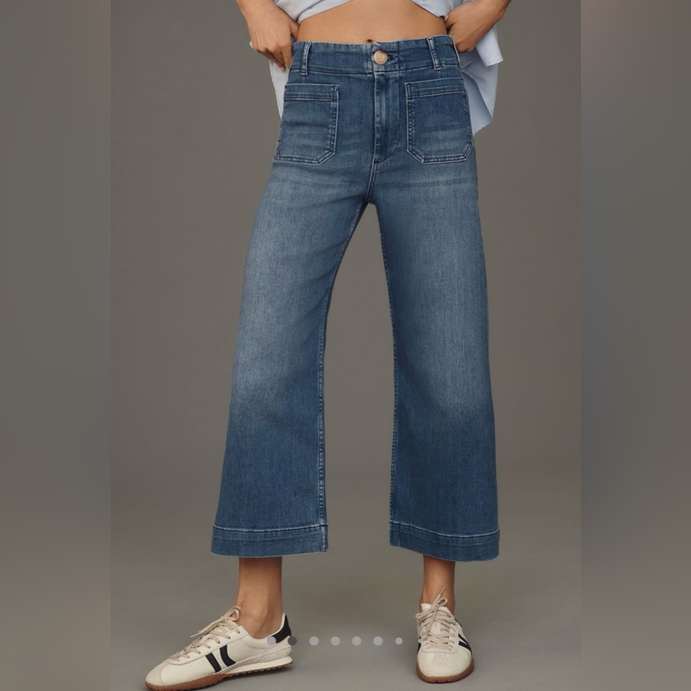 Maeve Colette cropped jeans